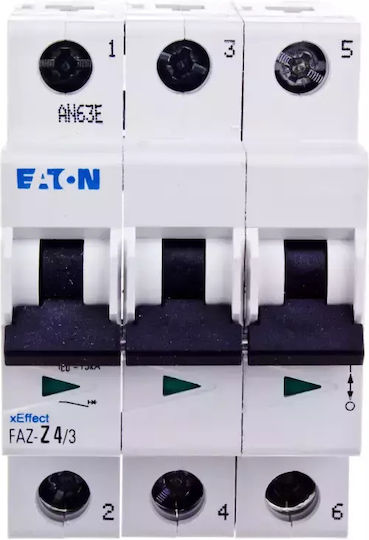 Eaton Three-Pole Rail Switch 4A