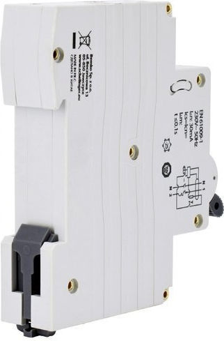Rcbo Connector 1P B 20A 30mA Type AC Schelinger