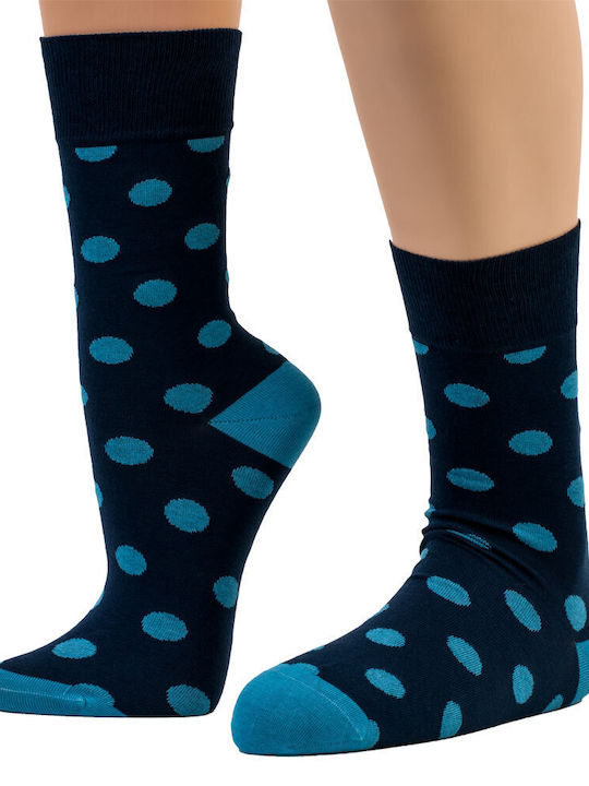 The Bus Socken Mit Geometrischen Blau Siel
