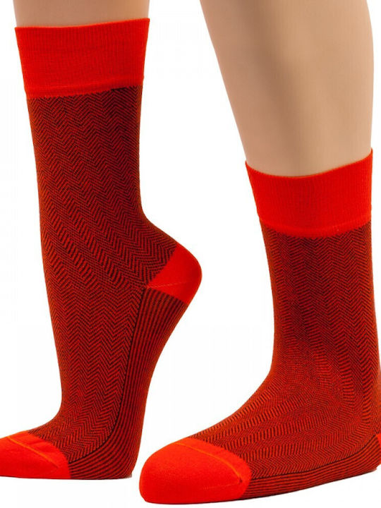 The Bus Orange Socks