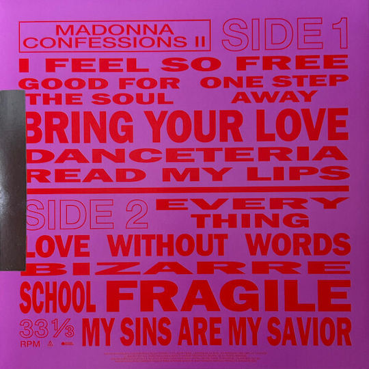 Madonna Confessions Ii Vinyl