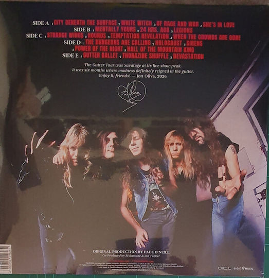 Savatage Madness Reigns From Gutter 1990 Vinyl