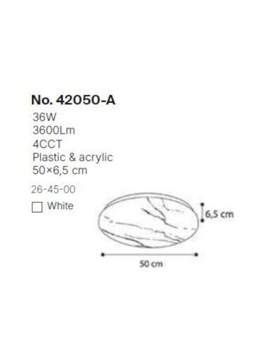 Inlight Πλαφονιέρα 40εκ. LED Inlight Πλαφονιέρα 40εκ. LED