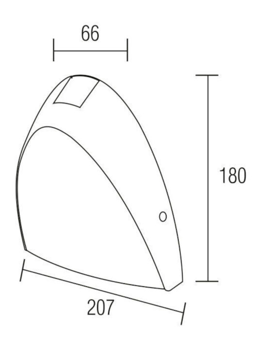 Horoz Electric Стенен Външен Плафон LED IP65 24W с Естествено бяло Светлина