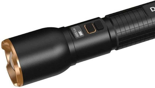 Duracell Rechargeable LED Flash Light IP54 with Maximum Brightness 500lm