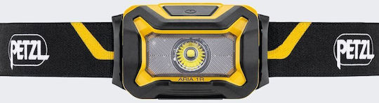 Petzl Rechargeable LED Head Flashlight IP67 with Maximum Brightness 475lm Aria