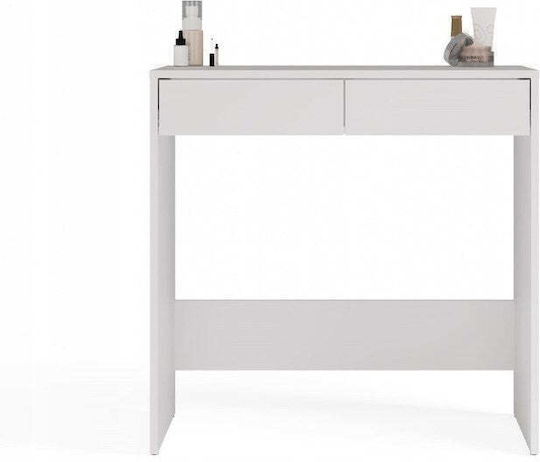 Bodenstehende Schminktisch Schlafzimmer Holz Weiß 81x50x80cm