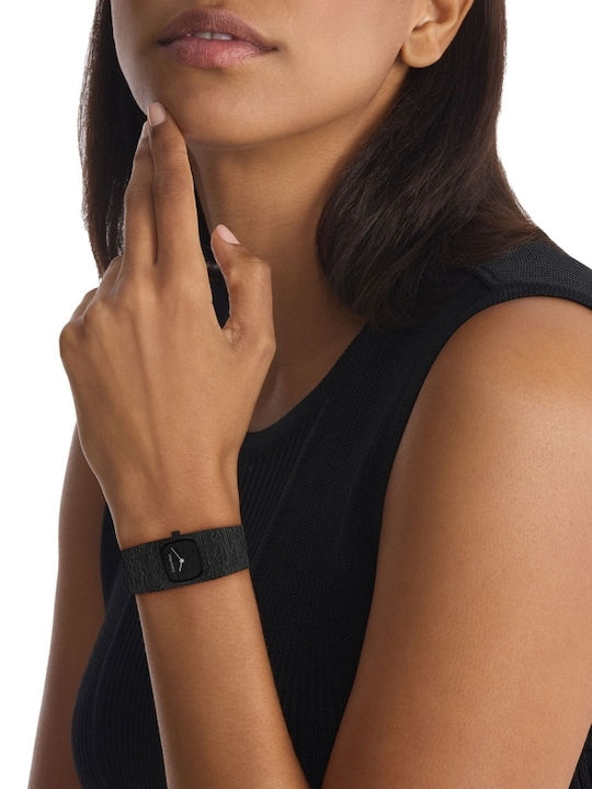 Calvin Klein Ceas Sophisticat Dama 20mm Baterie Cu Brățară Din Oțel Inoxidabil Neagră