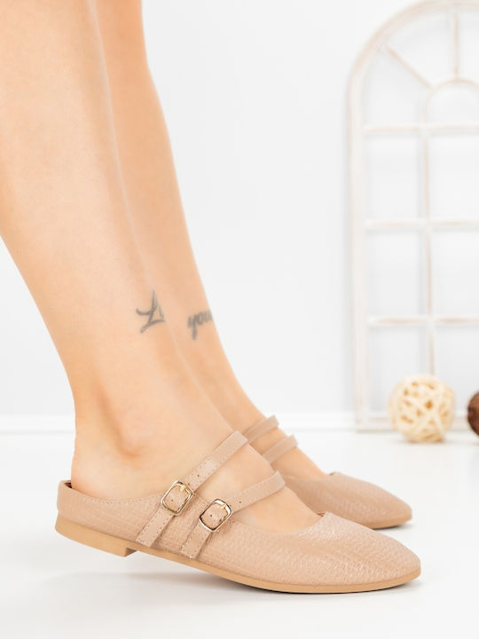 Pantofi Balerini Pentru Femei În Culoare Kaki