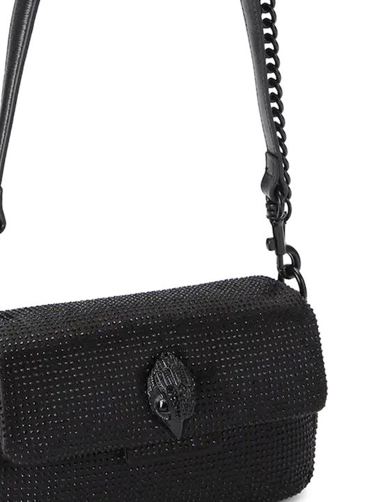 Fabric Women's Shoulder Bag Black