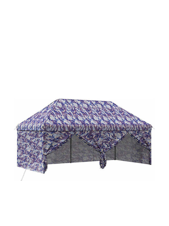 vidaXL Blue Garden Gazebo 3x6m