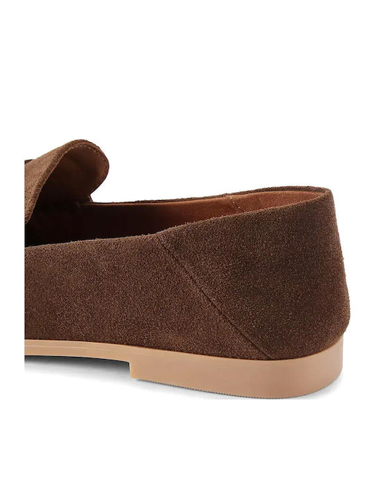 Mocasini dama Loafers în Culoare Maro