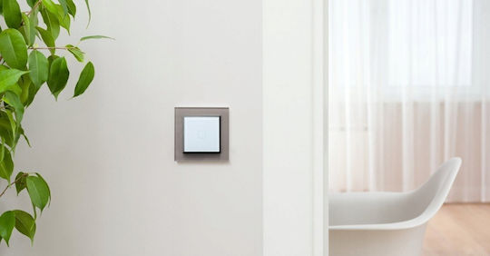 Ospel Sonata Comutator De Perete Electric Încastrat Tactil Obturator Rulou Sens Unic Fără Ramă Negru ŁPD-7RS M 32