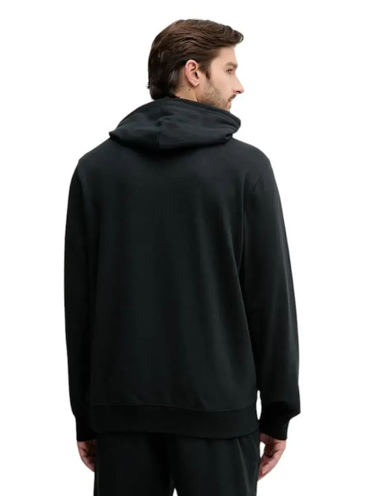 Sweatshirt mit Kapuze Schwarz
