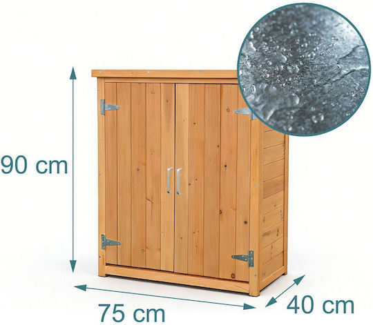 Dulap Dublu-foi Lemn 90x40x75εκ.