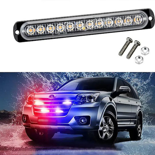 Notfall-Autolichter LED 12 / 24V Wasserdicht mit Roter Beleuchtung