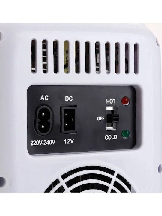 Ψυγείο Καλλυντικών 4lt με Καθρέφτη & Φωτισμό LED Λευκό