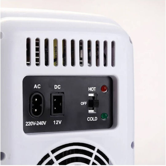 Ψυγείο Καλλυντικών 4lt με Καθρέφτη & Φωτισμό LED Λευκό