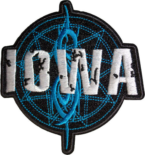 Rock Off Slipknot Iowa Fabric Sewing Sign 8.9x8.5cm