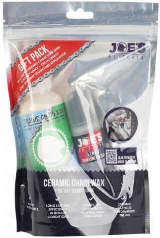 Joe's Ceramic Chain Wax Dry Conditions 125ml + Linky Lube Applicator 15ml 180732 White