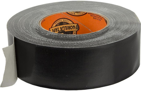 Gorilla Αυτοκόλλητη Υφασμάτινη Ταινία Μαύρη 32mx48mm