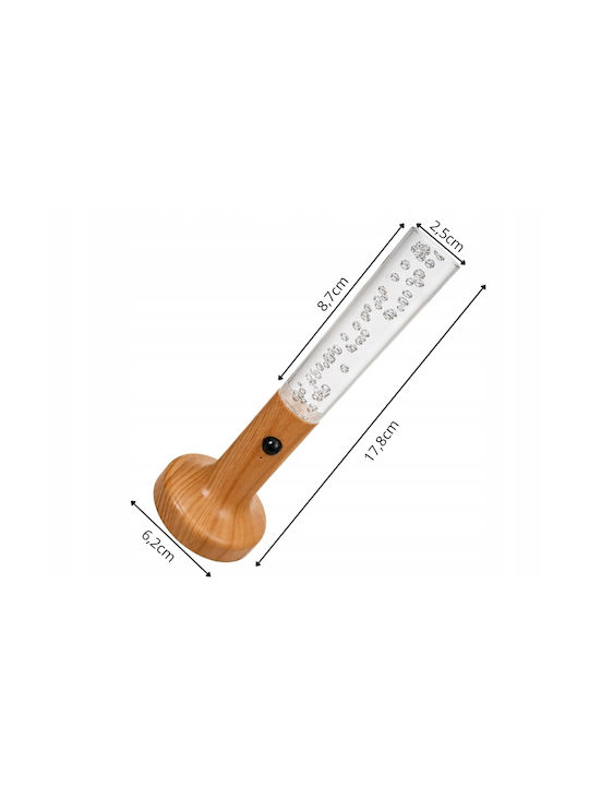 Verk Group LED Night Light Motion Sensor USB-C Warm White Brown 5907451382943