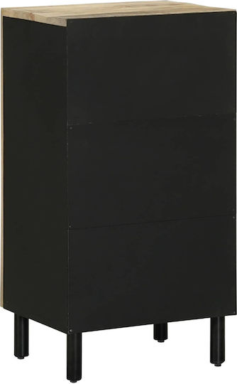 vidaXL Kleine Aufbewahrungsmöbel aus Massivholz M40xB33xH75cm