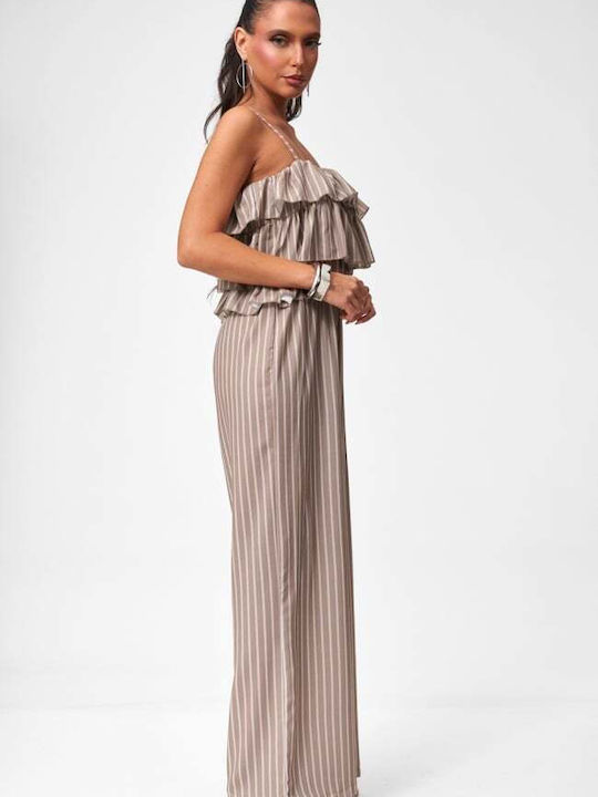 Women's Beige Jumpsuit