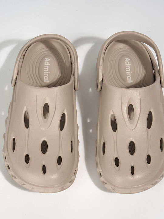 Admiral Männliche Holzschuhe Graue