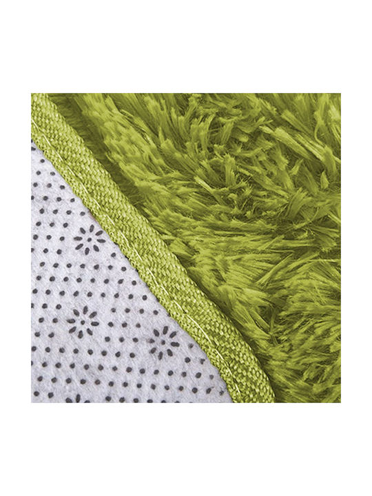 Strado Carpets Килим Правоъгълена Shaggy Зелен