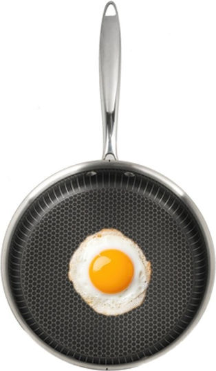 Zilan Pan With Lid made of Stainless Steel with Non-Stick Coating 26cm