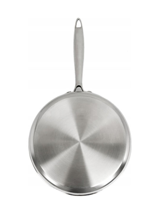 Zilan Pan Mit Deckel aus Edelstahl mit Antihaftbeschichtung 26cm