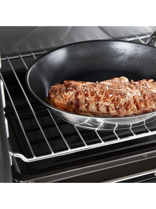 Tefal Hibiscus Steel Pan with Non-Stick Interior Coating 24cm