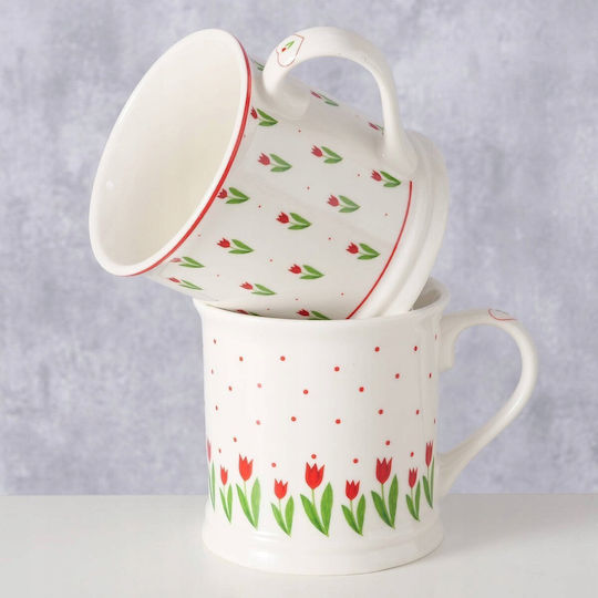 Boltze Cană Ceramică Albă 420ml