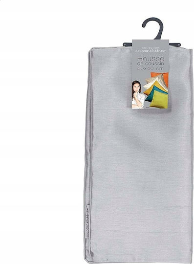 Douceur d'Intérieur Throw Pillow Decorative Pillow Case White 40x40 cm