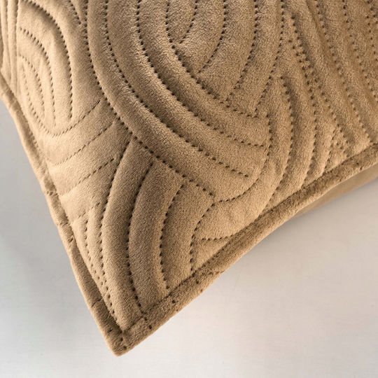 Douceur d'Intérieur Decorative Pillow Case Solange Brown 60x60 cm