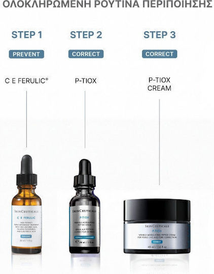 SkinCeuticals P-TIOX Face Cream for Anti-aging & Blemishes with Peptides 48ml