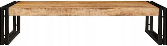 vidaXL Επιδαπέδια Ραφιέρα Μπάνιου Ξύλινη 100x50x23cm Καφέ