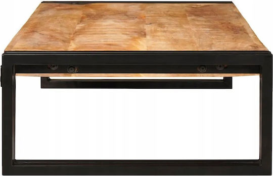vidaXL Floor Bathroom Shelf Wooden 100x50x23cm Brown