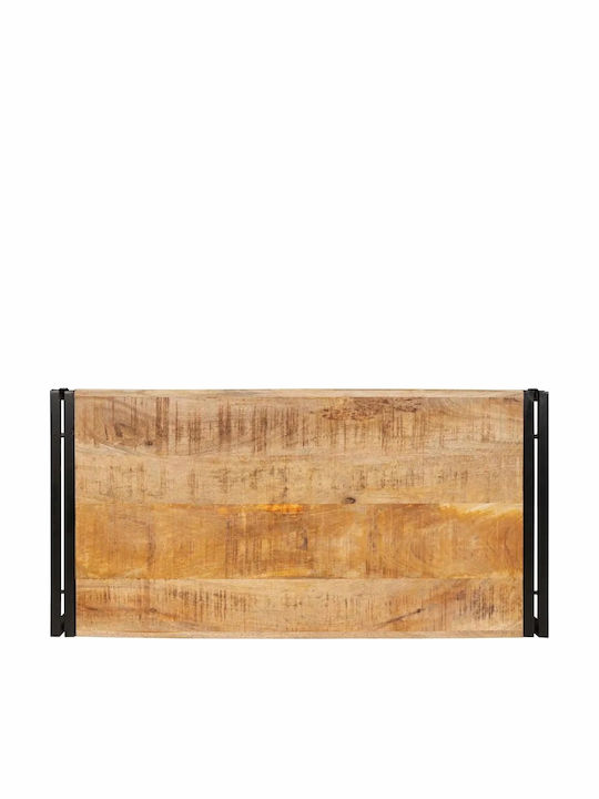 vidaXL Επιδαπέδια Ραφιέρα Μπάνιου Ξύλινη 100x50x23cm Καφέ