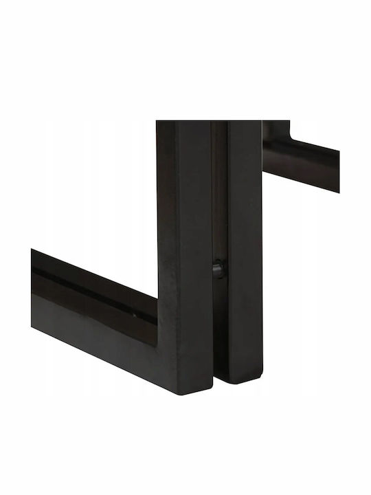 vidaXL Επιδαπέδια Ραφιέρα Μπάνιου Ξύλινη 100x50x23cm Καφέ