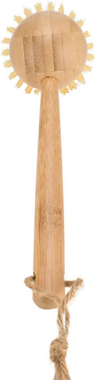 Estia Bamboo Essentials Bamboo Hand Cleaning Brush Brown