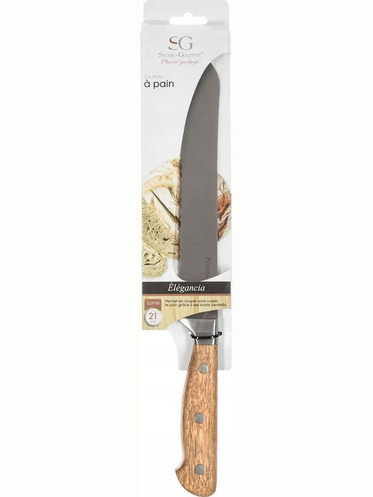 Secret de Gourmet Elegancia Μαχαίρι Ψωμιού από Ανοξείδωτο Ατσάλι 34cm