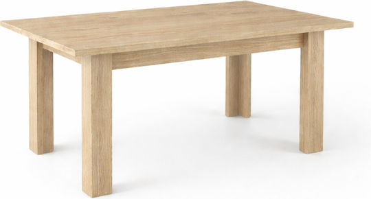 Faii Extendable Table from Solid Oak Wood 160(+40)x90x78cm