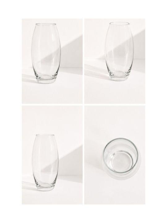 General Trade Decorative Vase Transparent 13x13x26cm