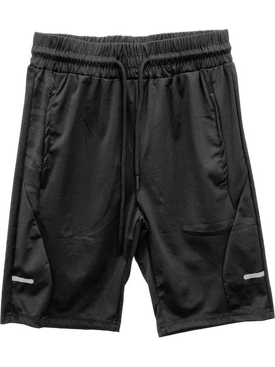 Pantaloni Scurți Bărbați Sport Set Negru