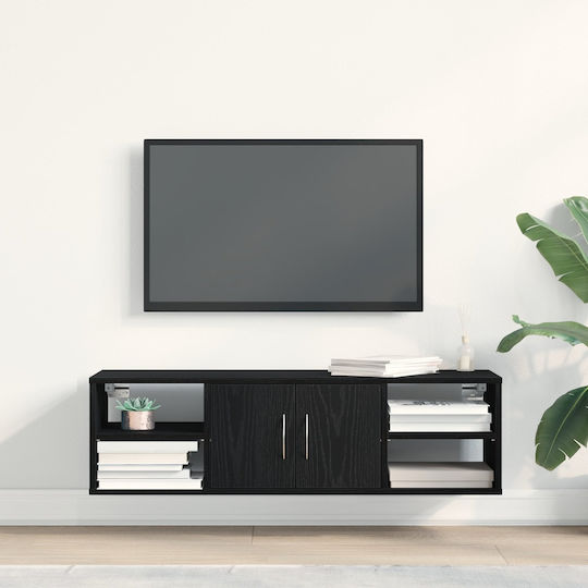 Ράφι Μαύρη Δρυς 140x41x75εκ.