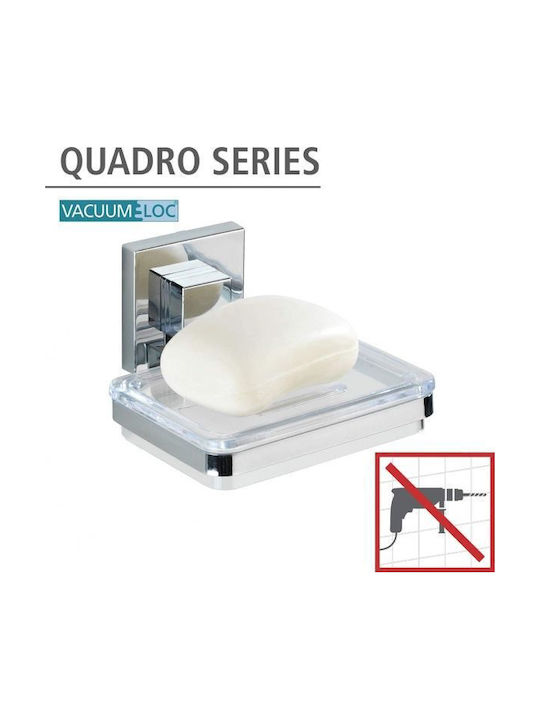 Wenko Wall-mounted Soap Dish Plastic Transparent