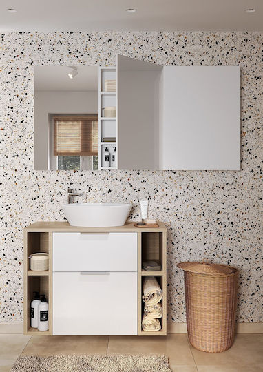 Cersanit Waschtisch ohne Waschbecken White