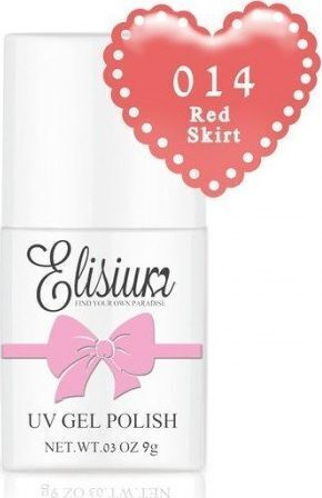 Elisium Uv Gel Polish Hibrid Lac de unghii 014 Red Skirt 9g
